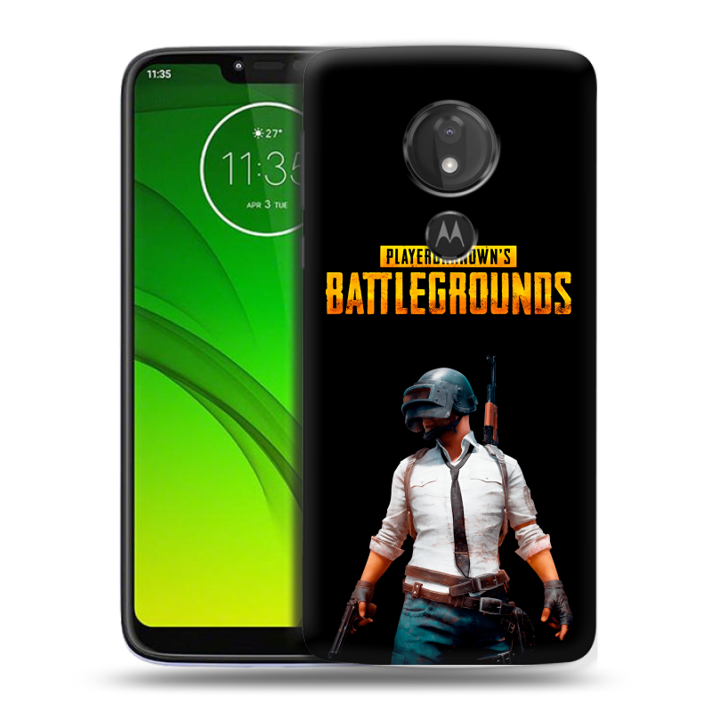 Силиконовый чехол на Motorola Moto G7 Power с принтом PUGB ПАГБ Силиконовый чехол на Motorola Moto G7 Power с принтом PUGB ПАГБ