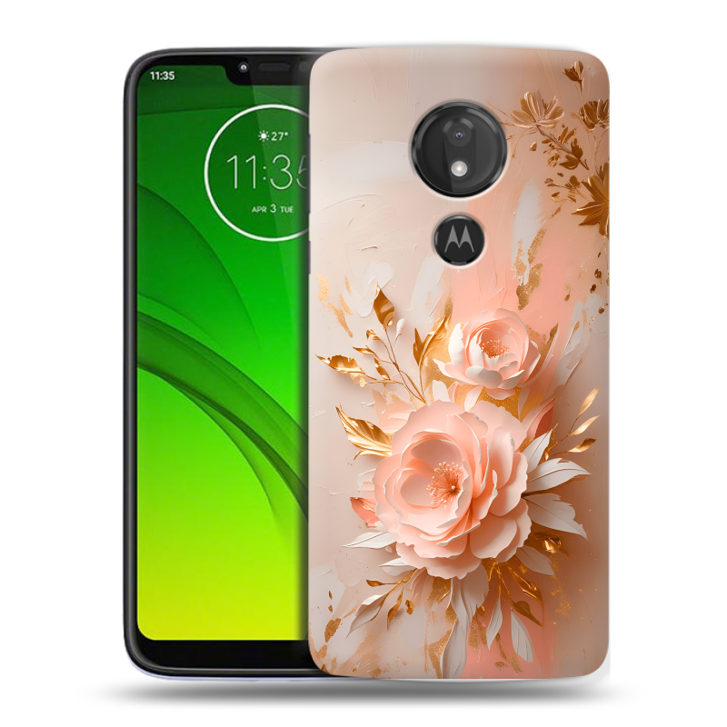 Силиконовый чехол на Motorola Moto G7 Power с принтом женский Силиконовый чехол на Motorola Moto G7 Power с принтом женский