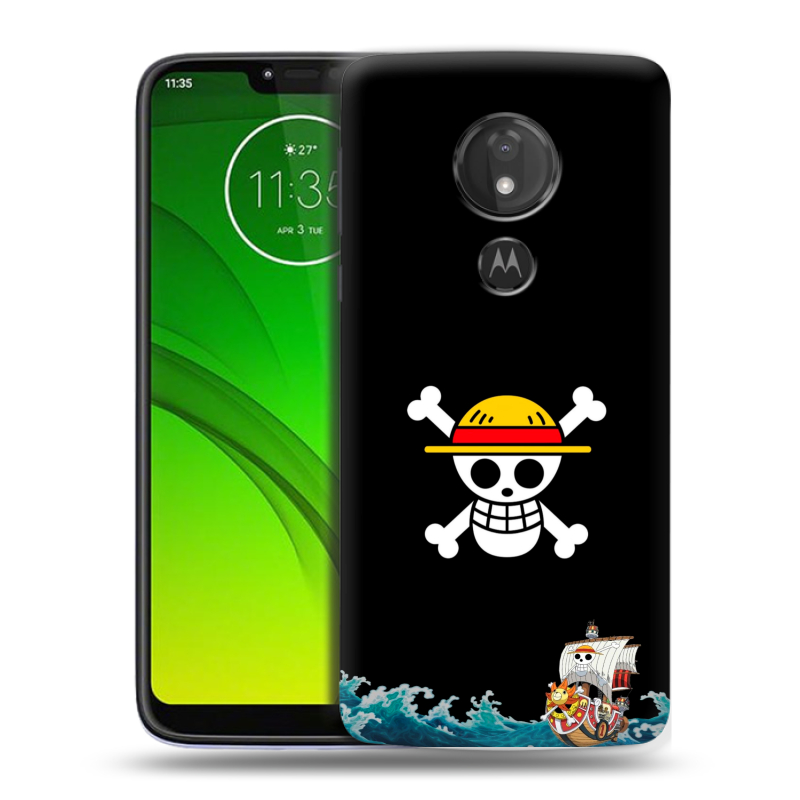 Силиконовый чехол на Motorola Moto G7 Power с принтом One Piece Ван Пис Силиконовый чехол на Motorola Moto G7 Power с принтом One Piece Ван Пис