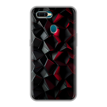 Силиконовый чехол на OPPO AX7 с принтом Абстракция