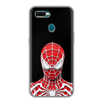 Силиконовый чехол на OPPO AX7 с принтом человек паук spiderman Силиконовый чехол на OPPO AX7 с принтом человек паук spiderman