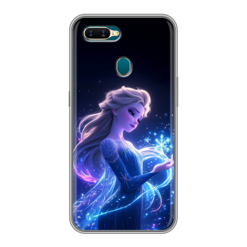 Силиконовый чехол на OPPO AX7 с принтом Холодное сердце Frozen Силиконовый чехол на OPPO AX7 с принтом Холодное сердце Frozen