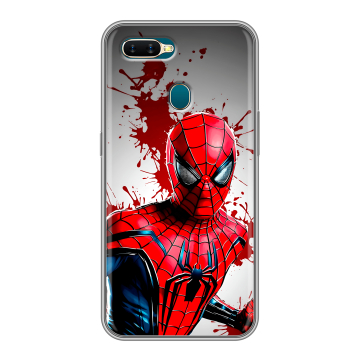 Силиконовый чехол на OPPO AX7 с принтом Spiderman Человек паук