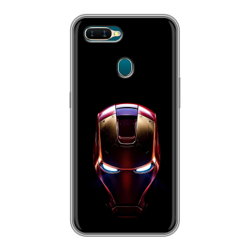 Силиконовый чехол на OPPO AX7 с принтом IronMan Железный человек