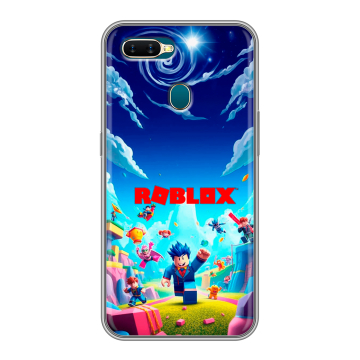 Силиконовый чехол на OPPO AX7 с принтом Roblox Роблокс Силиконовый чехол на OPPO AX7 с принтом Roblox Роблокс