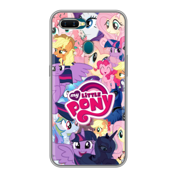 Силиконовый чехол на OPPO AX7 с принтом My little pony Дружба чудо Силиконовый чехол на OPPO AX7 с принтом My little pony Дружба чудо