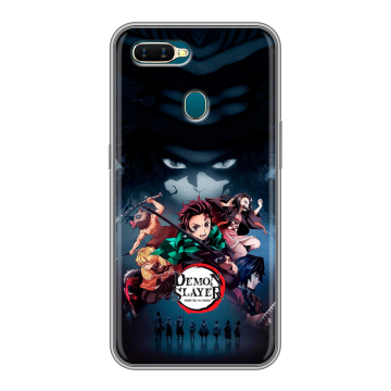 Силиконовый чехол на OPPO AX7 с принтом Demon Slayer Клинок рассекающий демонов Силиконовый чехол на OPPO AX7 с принтом Demon Slayer Клинок рассекающий демонов