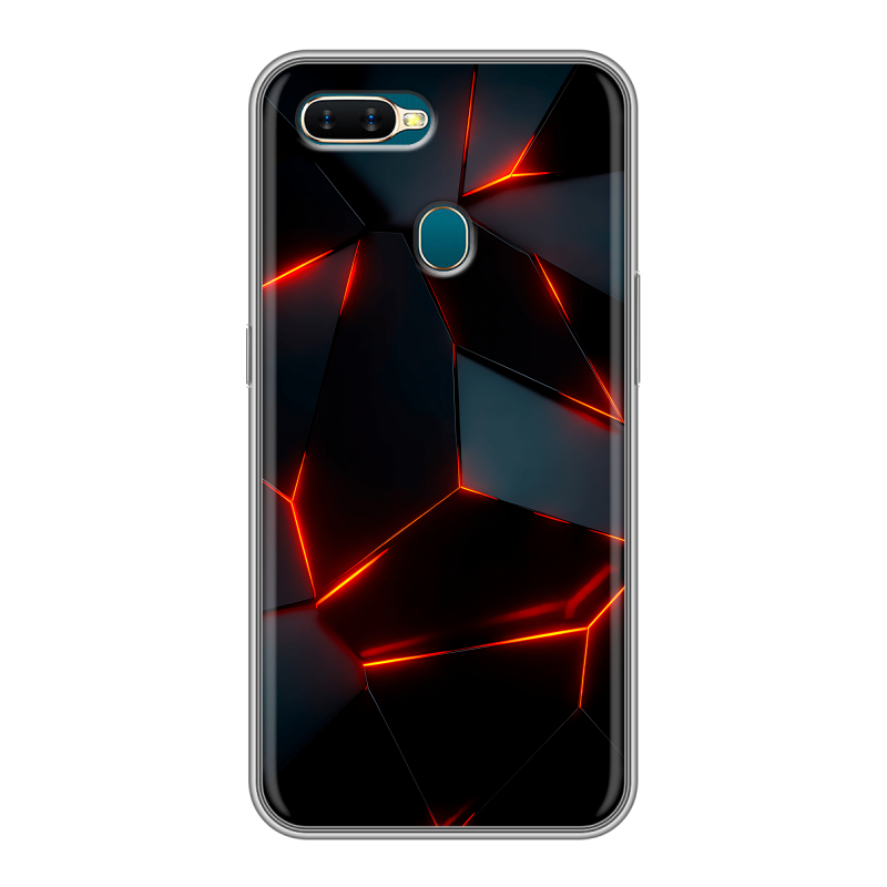 Силиконовый чехол на OPPO AX7 с принтом Яркие абстракции Силиконовый чехол на OPPO AX7 с принтом Яркие абстракции