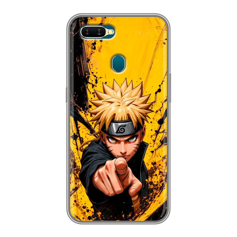 Силиконовый чехол на OPPO AX7 с принтом Naruto Наруто Силиконовый чехол на OPPO AX7 с принтом Naruto Наруто