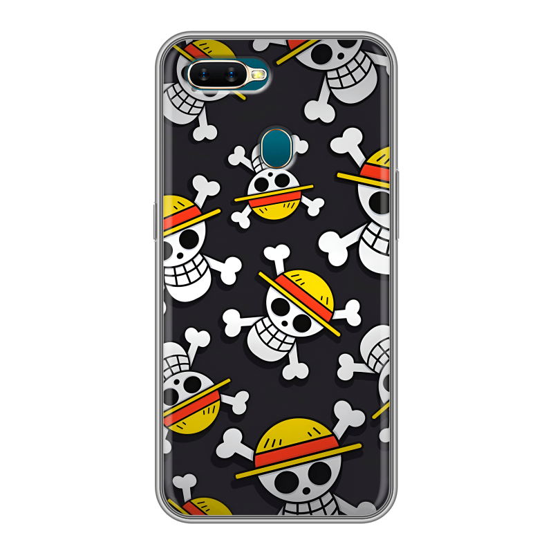 Силиконовый чехол на OPPO AX7 с принтом One Piece Ван Пис Силиконовый чехол на OPPO AX7 с принтом One Piece Ван Пис