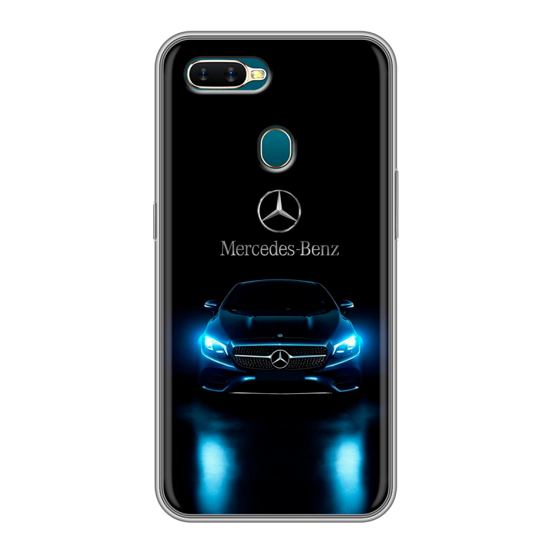 Силиконовый чехол на OPPO AX7 с принтом Mercedes Мерседес Силиконовый чехол на OPPO AX7 с принтом Mercedes Мерседес