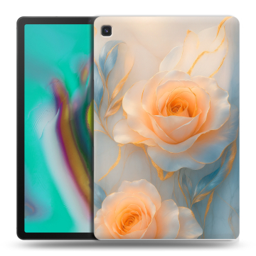 Силиконовый чехол на планшета Samsung Galaxy Tab S5e с принтом Женский
