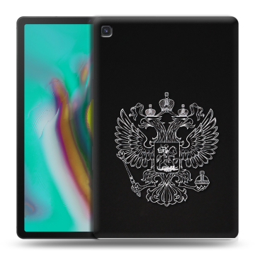 Силиконовый чехол на Samsung Galaxy Tab S5e с принтом Герб России