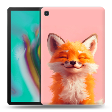 Силиконовый чехол на Samsung Galaxy Tab S5e с принтом милая лиса Силиконовый чехол на Samsung Galaxy Tab S5e с принтом милая лиса
