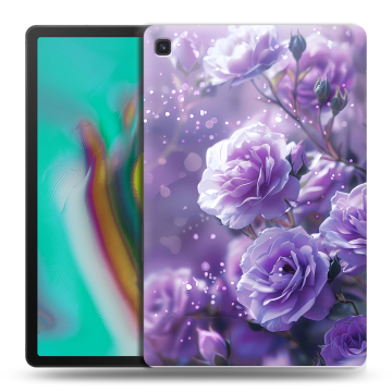 Силиконовый чехол на Samsung Galaxy Tab S5e с принтом Розы цветы
