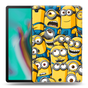 Силиконовый чехол на Samsung Galaxy Tab S5e с принтом Миньоны Силиконовый чехол на Samsung Galaxy Tab S5e с принтом Миньоны