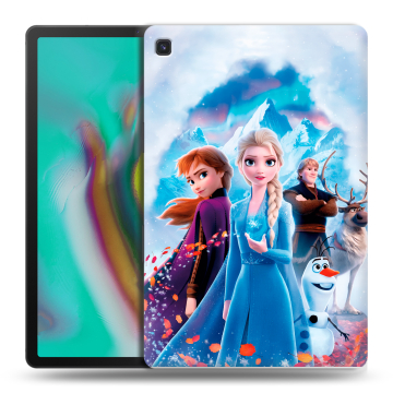 Силиконовый чехол на Samsung Galaxy Tab S5e с принтом Холодное сердце Frozen Силиконовый чехол на Samsung Galaxy Tab S5e с принтом Холодное сердце Frozen