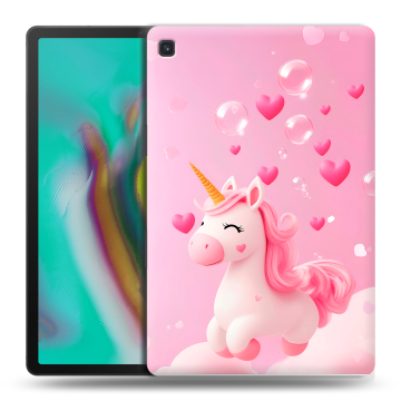 Силиконовый чехол на Samsung Galaxy Tab S5e с принтом Единорог Силиконовый чехол на Samsung Galaxy Tab S5e с принтом Единорог