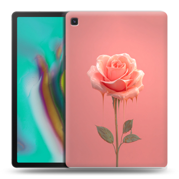 Силиконовый чехол на Samsung Galaxy Tab S5e с принтом Розовая роза