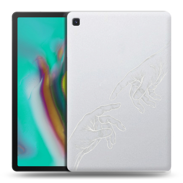 Силиконовый чехол на Samsung Galaxy Tab S5e с принтом Сотворение мира