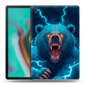 Силиконовый чехол на Samsung Galaxy Tab S5e с принтом Медведь