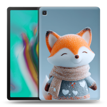 Силиконовый чехол на Samsung Galaxy Tab S5e с принтом Лиса