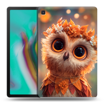Силиконовый чехол на Samsung Galaxy Tab S5e с принтом Милая сова