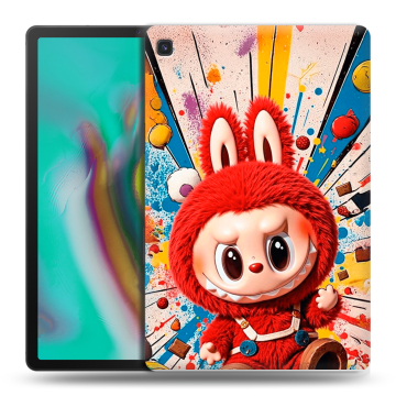 Силиконовый чехол на Samsung Galaxy Tab S5e с принтом Labubu Лабубу Силиконовый чехол на Samsung Galaxy Tab S5e с принтом Labubu Лабубу