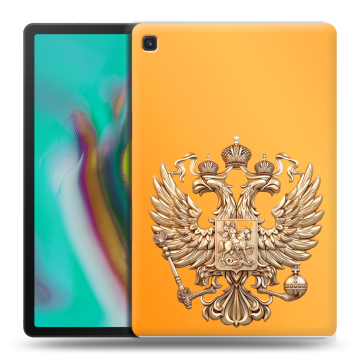Силиконовый чехол на Samsung Galaxy Tab S5e с принтом Герб Флаг России