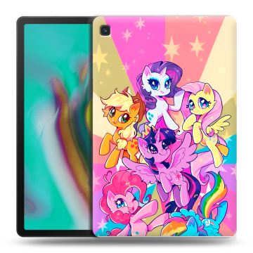 Силиконовый чехол на Samsung Galaxy Tab S5e с принтом My little pony Дружба чудо Силиконовый чехол на Samsung Galaxy Tab S5e с принтом My little pony Дружба чудо