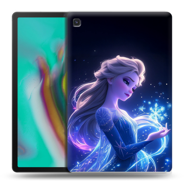 Силиконовый чехол на Samsung Galaxy Tab S5e с принтом Холодное сердце Frozen