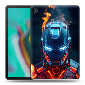 Силиконовый чехол на Samsung Galaxy Tab S5e с принтом IronMan Железный человек