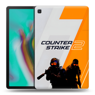 Силиконовый чехол на Samsung Galaxy Tab S5e с принтом Counter Strike
