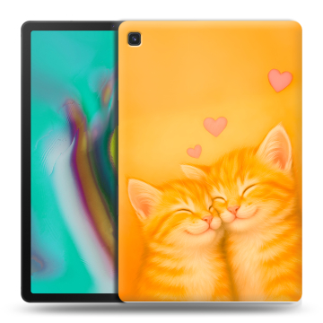 Силиконовый чехол на Samsung Galaxy Tab S5e с принтом Милые котята