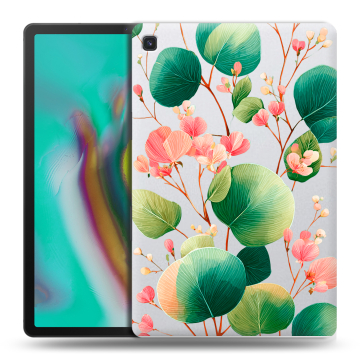 Силиконовый чехол на Samsung Galaxy Tab S5e с принтом женский