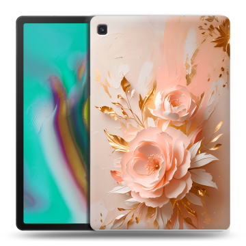 Силиконовый чехол на Samsung Galaxy Tab S5e с принтом женский