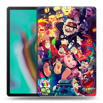 Силиконовый чехол на Samsung Galaxy Tab S5e с принтом Gravity Falls Гравити Фолз