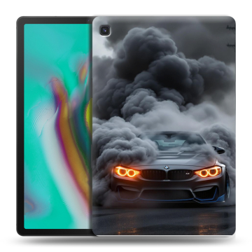 Силиконовый чехол на Samsung Galaxy Tab S5e с принтом BMW БМВ