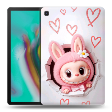 Силиконовый чехол на Samsung Galaxy Tab S5e с принтом Labubu Лабубу