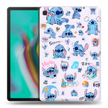 Силиконовый чехол на Samsung Galaxy Tab S5e с принтом Лило и Стич