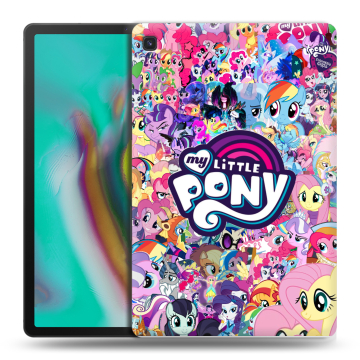 Силиконовый чехол на Samsung Galaxy Tab S5e с принтом My little pony Дружба чудо Силиконовый чехол на Samsung Galaxy Tab S5e с принтом My little pony Дружба чудо