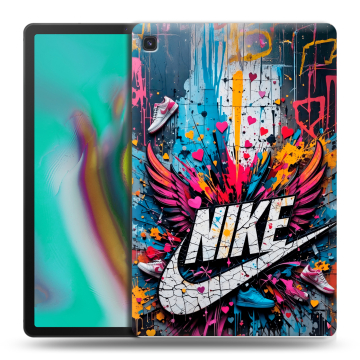 Силиконовый чехол на Samsung Galaxy Tab S5e с принтом Nike Найк