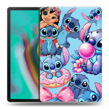 Силиконовый чехол на Samsung Galaxy Tab S5e с принтом Лило и Стич
