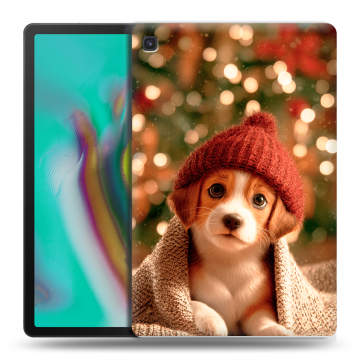 Силиконовый чехол на Samsung Galaxy Tab S5e с принтом Новый год Силиконовый чехол на Samsung Galaxy Tab S5e с принтом Новый год