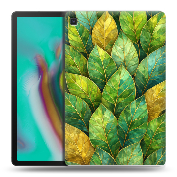 Силиконовый чехол на Samsung Galaxy Tab S5e с принтом женский