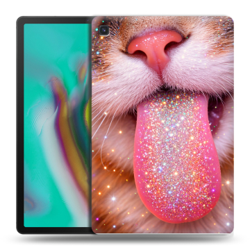 Силиконовый чехол на Samsung Galaxy Tab S5e с принтом для девочек