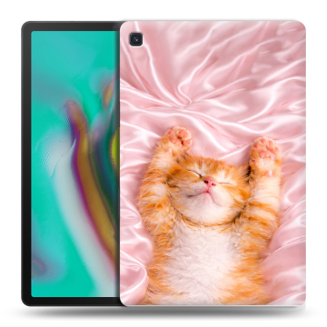 Силиконовый чехол на Samsung Galaxy Tab S5e с принтом женский
