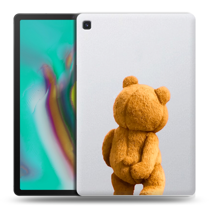Силиконовый противоударный чехол на Samsung Galaxy Tab S5e с принтом Медведь Силиконовый противоударный чехол на Samsung Galaxy Tab S5e с принтом Медведь