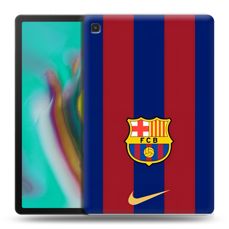 Силиконовый противоударный чехол на Samsung Galaxy Tab S5e с принтом Барселона Barcelona Силиконовый противоударный чехол на Samsung Galaxy Tab S5e с принтом Барселона Barcelona