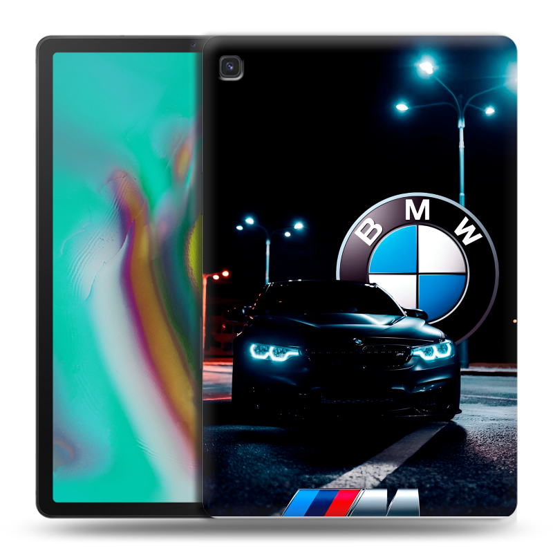 Силиконовый противоударный чехол на Samsung Galaxy Tab S5e с принтом БМВ BMW Силиконовый противоударный чехол на Samsung Galaxy Tab S5e с принтом БМВ BMW